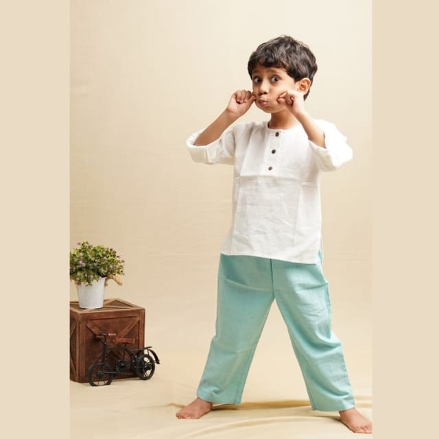 Nature Wear Cotton Pants' - Boys' Cotton Trousers