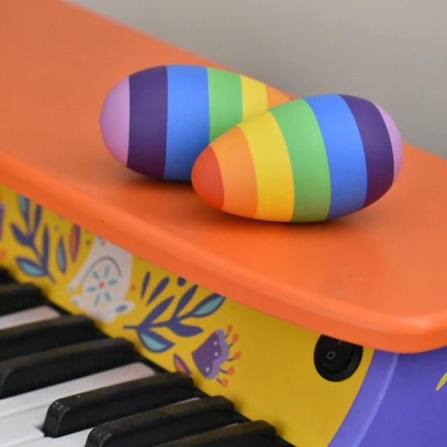 NESTA TOYS- Wooden Egg Shaker Rattle for Babies 0-6 Months | Sound Toys for Kids | Musical Toys for Kids 6-12 Months | Newborn Baby Essentials