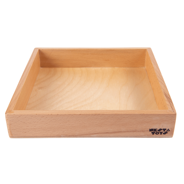 NESTA TOYS Montessori Learning Wooden Baby Toys | Wooden Sensory Toys | Sand Writing Tray for Kids