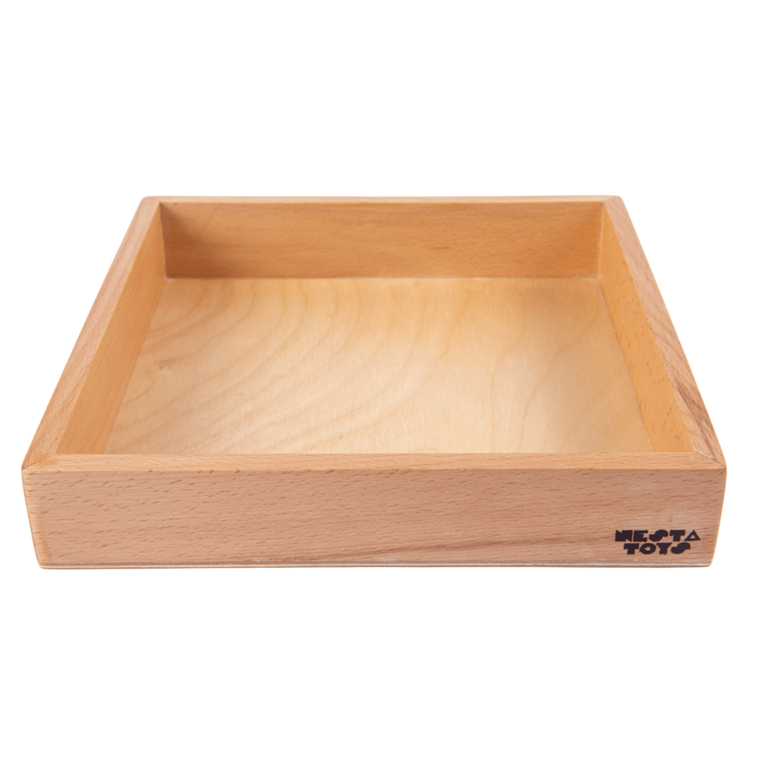 NESTA TOYS Montessori Learning Wooden Baby Toys | Wooden Sensory Toys | Sand Writing Tray for Kids