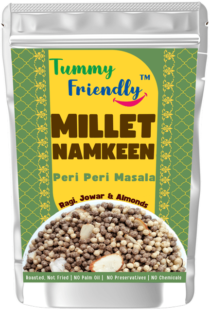 TummyFriendly Millet Namkeen Mixture-Peri Peri Masala