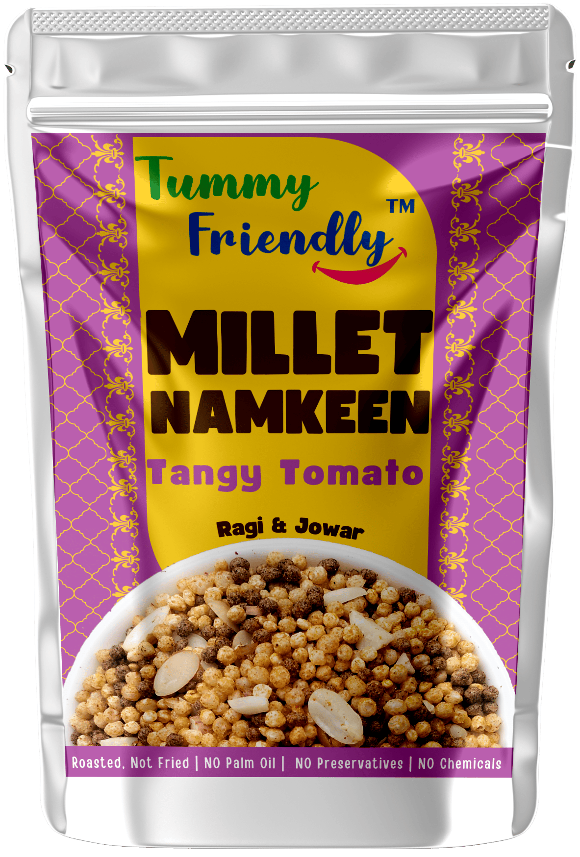 TummyFriendly Millet Namkeen Mixture (Namkeen - Tangy Tomato 70)
