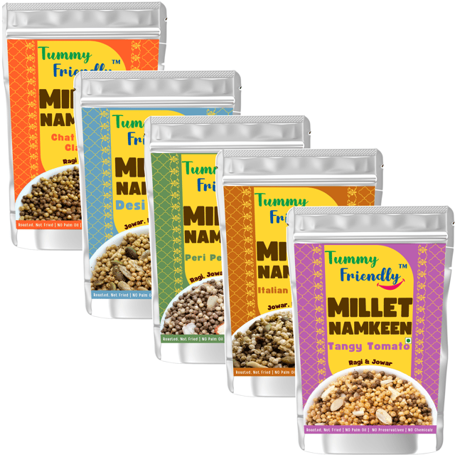 TummyFriendly Millet Namkeen Mixture Assorted (5x70)