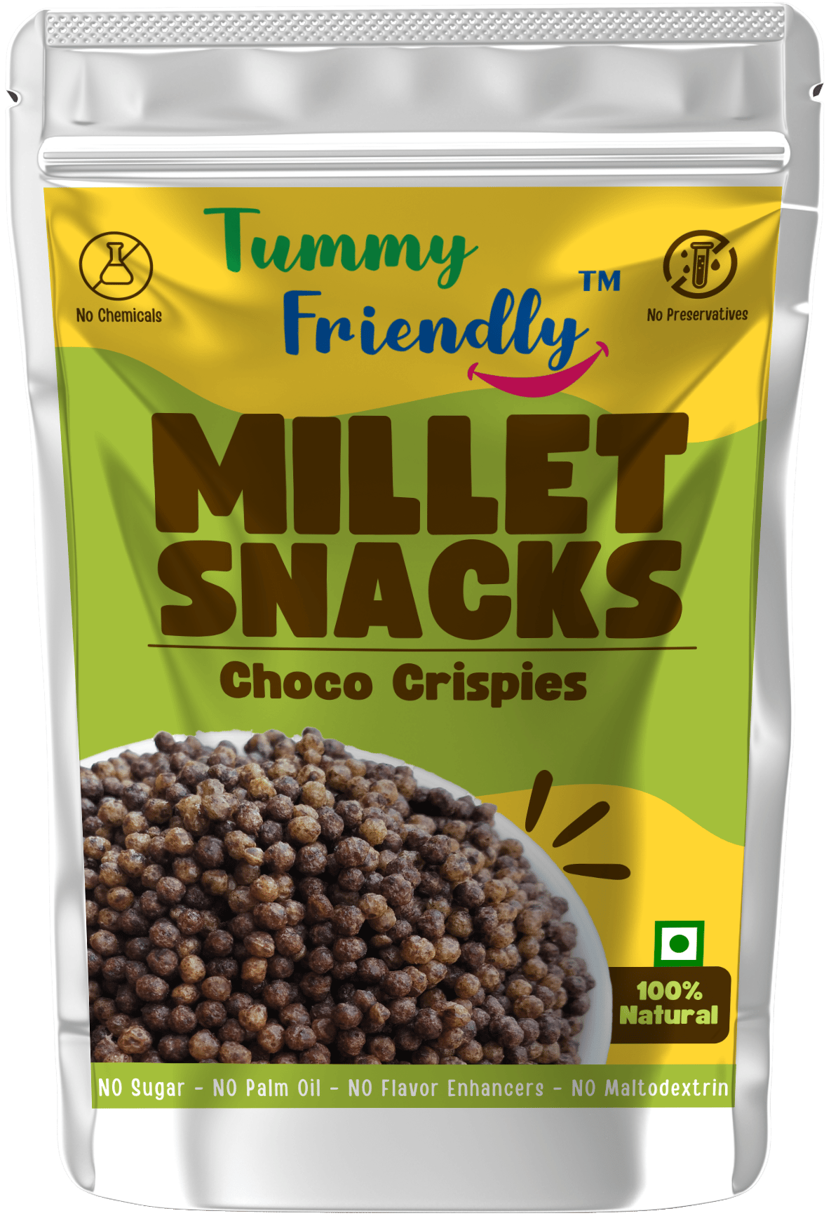Tummy Friendly Millet Snacks(MS- Chococrispies)