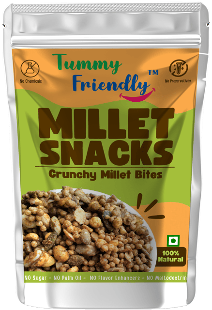 Tummy Friendly Millet Snacks  (MS- Crunchy Millet Bites)