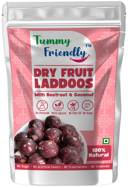 TummyFriendly Dry Fruit Ladoo With Beetroot, Coconut