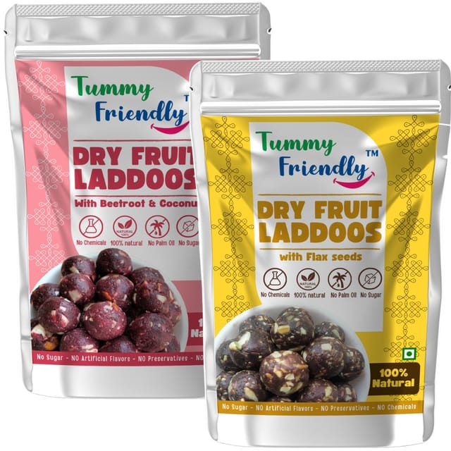 TummyFriendly Dry Fruit Ladoo-Beetroot-FlaxSeeds TummyFriendly Dry Fruit Ladoo-Beetroot-FlaxSeeds