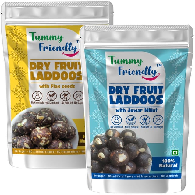 TummyFriendly Dry Fruit Ladoo-FlaxSeeds-Jowar