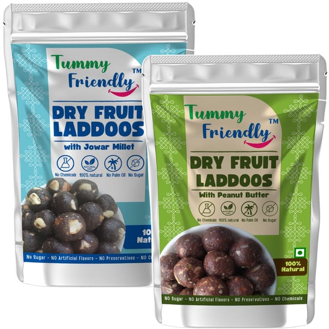 TummyFriendly Dry Fruit Ladoo-Jowar-PeanutButter-