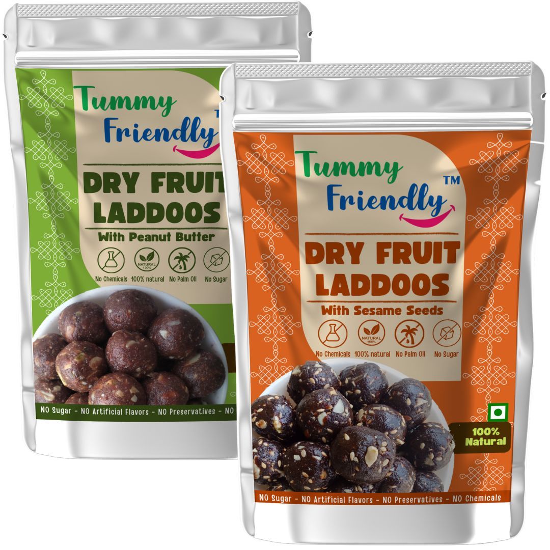 TummyFriendly Dry Fruit Ladoo-PeanutButter-Sesame