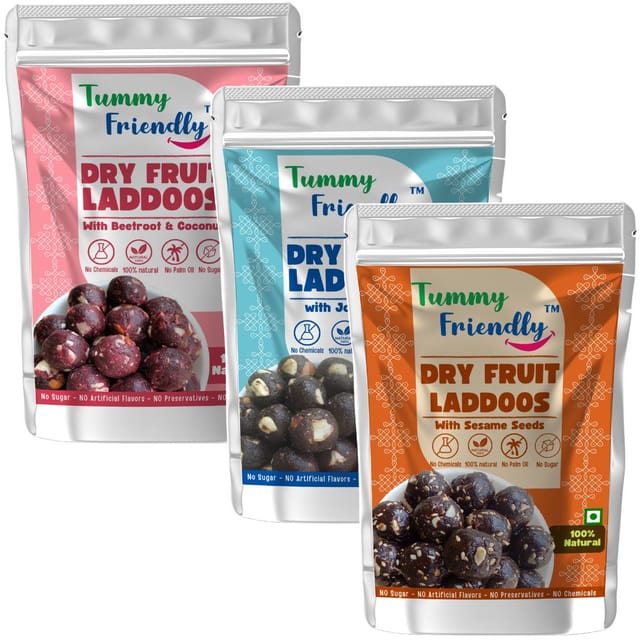 TummyFriendly Dry Fruit Ladoo-Beetroot-Jowar-Sesame