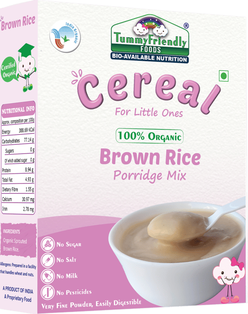TummyFriendly Foods Certified 100% Organic Sprouted Brown Rice Porridge Mix TummyFriendly Foods Certified 100% Organic Sprouted Brown Rice Porridge Mix