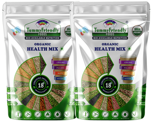 TummyFriendly Foods Organic Health Mix 1600 g (Pack of 2)