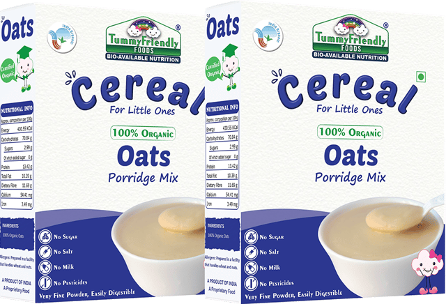 TummyFriendly Foods Certified 100% Organic Oats Porridge Mix
