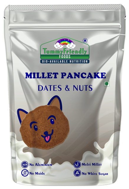 TummyFriendly Foods Aluminium-Free Millet Pancake Mix with Dates and Nuts