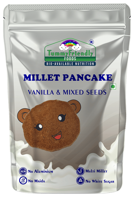 TummyFriendly Foods Aluminium-Free Millet Vanilla Mixed Seeds  Pancake Mix