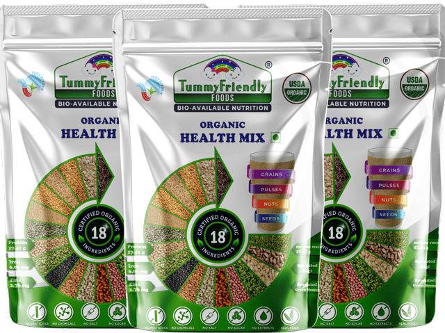 TummyFriendly Foods 100% Organic Health Mix-300 g (Pack of 3) TummyFriendly Foods 100% Organic Health Mix-300 g (Pack of 3)