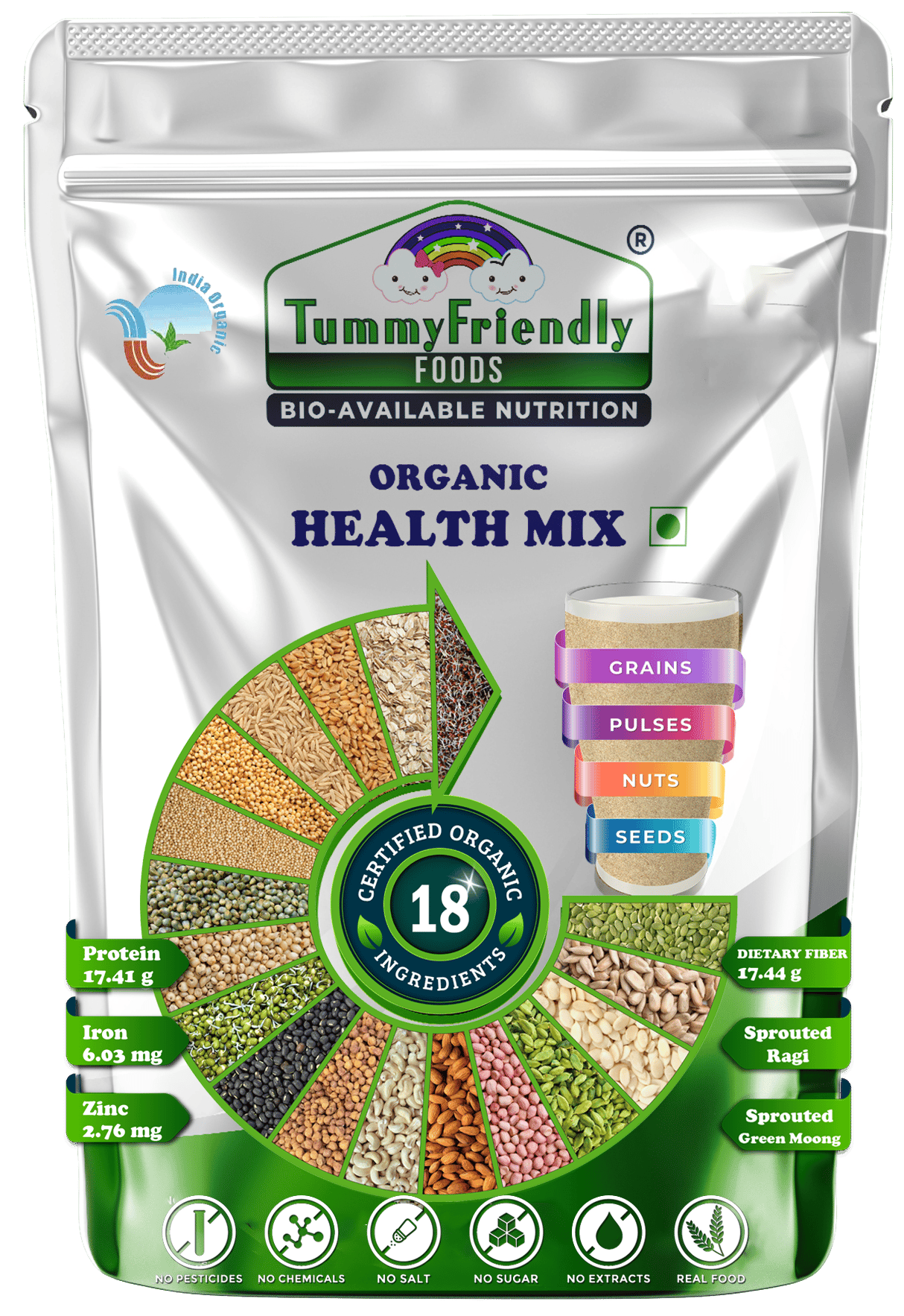 TummyFriendly Foods Organic Health Mix