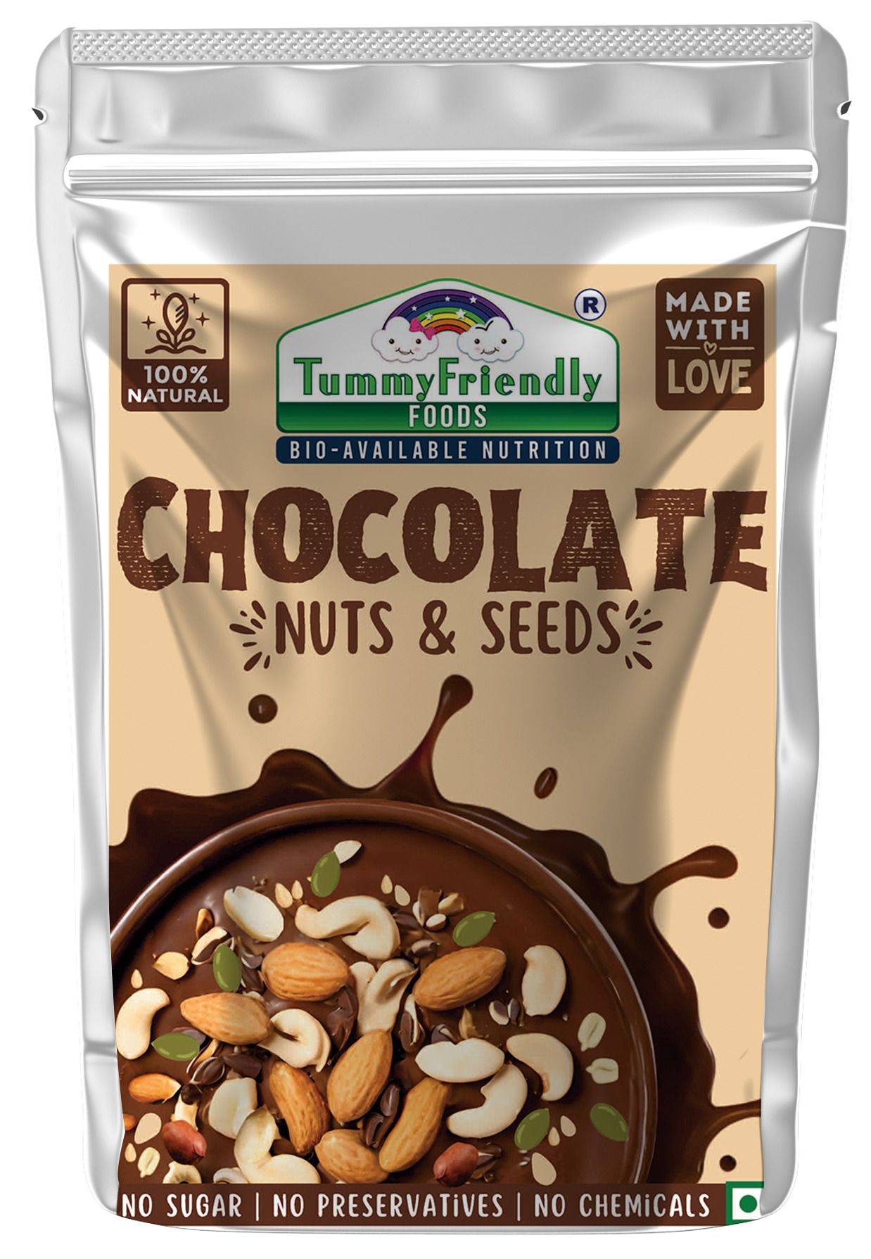 Tummy Friendly Foods Chocolate Nuts and Seeds Mix