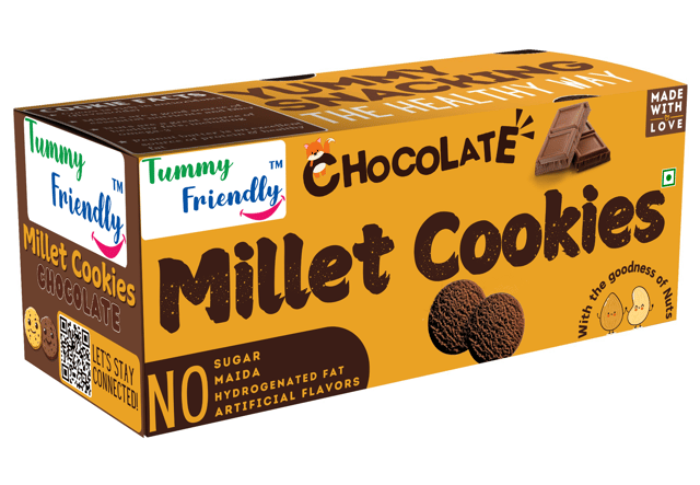 Tummy Friendly Foods Millet Cookies- Chocolate - 75 g