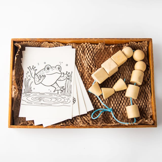 Toy Trunk Pincer Duo (Lacing Beads and Coloring Papers)