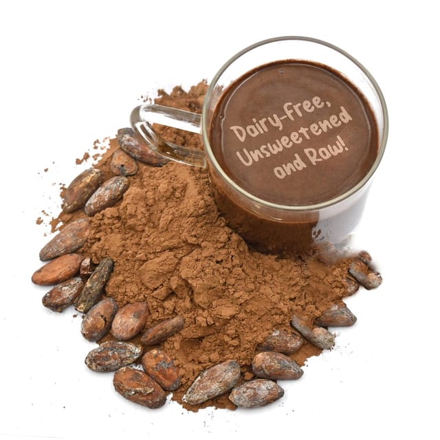 Unsweetened Cacao Powder - Choose from 100g or 700g - 100% Pure,  Natural, Raw, Organic & Healthy - Non Alkalised - Organic Chocolate Powder