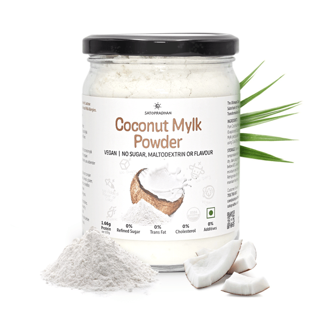 Coconut Mylk Powder 200g -100% Vegan & Pure | No Added Sugar or Flavour | Maltodextrin-Free.