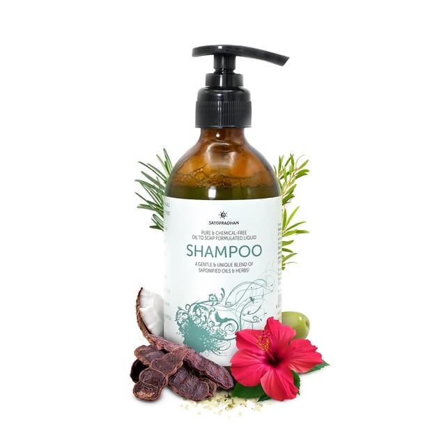 Saponified Rosemary Shampoo -200ml or 750ml - Oil to Soap Formulated - Mild Natural Shampoo - Herbal, Vegan & Eco-friendly - For All Hair Types - Sulphate & Paraben-free Shampoo Liquid - Combats Dandruff & Hairfall - sodium lauryl sulfate free shampoo