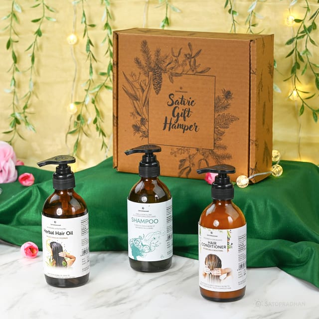 Natural Hair Care Hamper | Organic, Vegan and Sustainable | Festive Gift Hamper