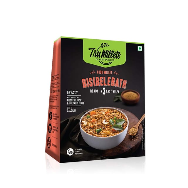 Trumillets | Healthy Millet Meals | Ready to Cook | Bisebelebath - 200g