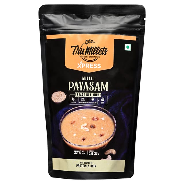 Trumillets 180gm Instant Kodo Millet Payasam Mix| | Ready to Cook | Tasty Ready to Eat Payasam | No Artificial Colors and Flavours | Gluten Free Low Fat Sweet