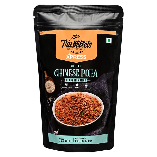 Trumillets 180gm Instant Kodo Millet Chinese Poha Powder Mix With Rice | Traditional Masalas Mix | Ready to Cook | Tasty Ready to Eat Chinese Poha | No Artificial Colors and Flavours