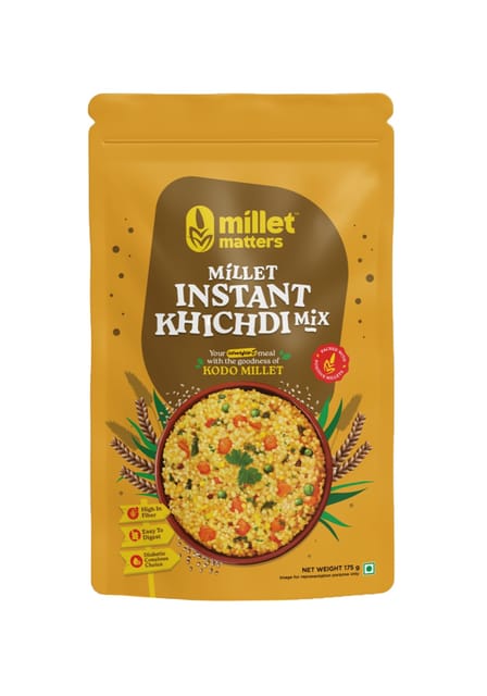 Millet Matters Instant Millet Kodo Khichdi Mix | High in Protein & Fiber | Light & Filling