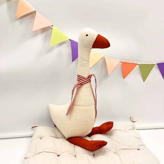 Gigi the Gentle Goose – Handmade Soft Toy