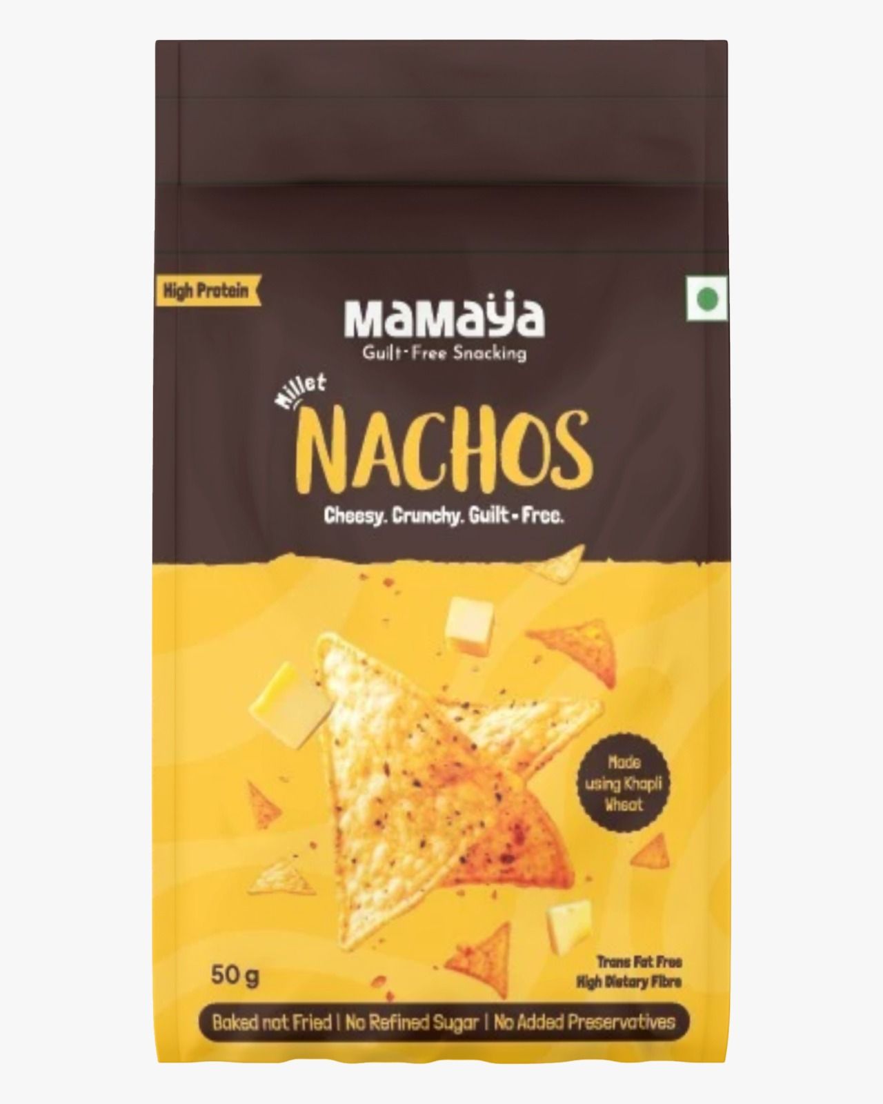 Baked Millet Cheese Nachos