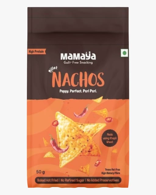 Baked Millet Peri Peri Nachos