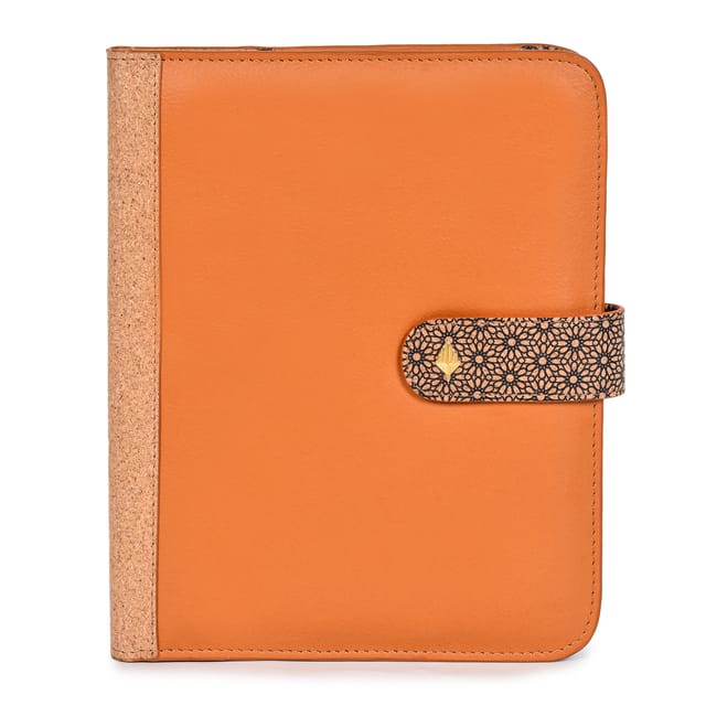 Green Hermitage Vegan Leather Diary Cover with Diary - Tan