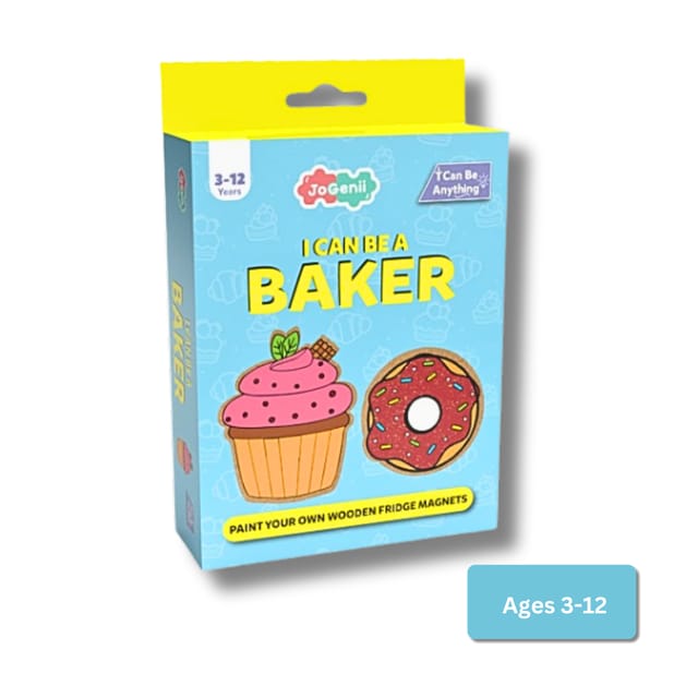 JoGenii I Can Be a Baker - JoGenii's Mini DIY Kit | Ages 3-99 | Return Gift, Travel Friendly