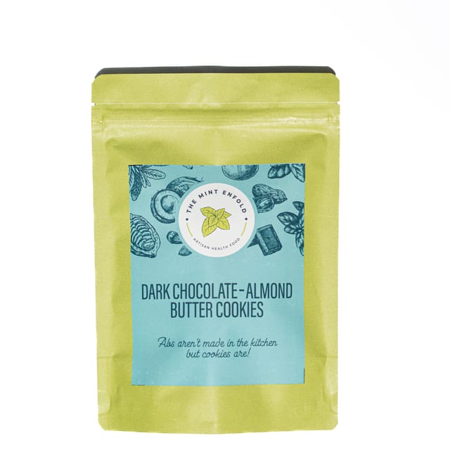 Dark Chocolate-Almond Butter Cookies (Pack of 6)