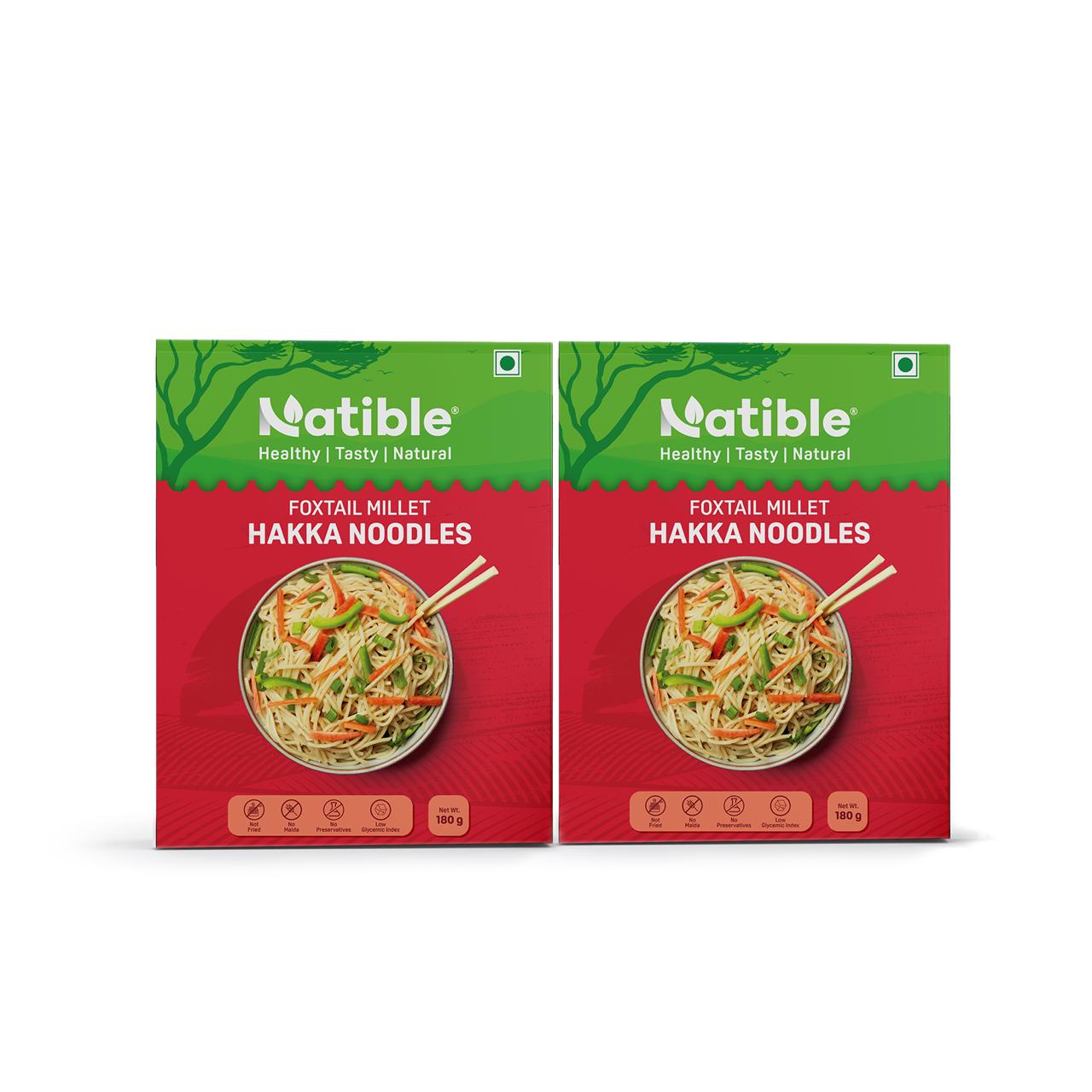 Foxtail Millet Hakka Noodles Combo (pack of 2)