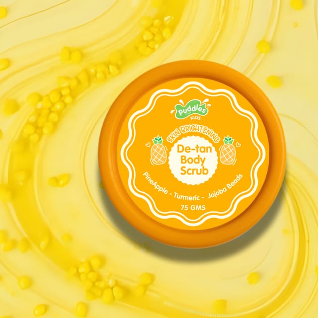 Puddles Kids De-tan Body Scrub- 75 GM