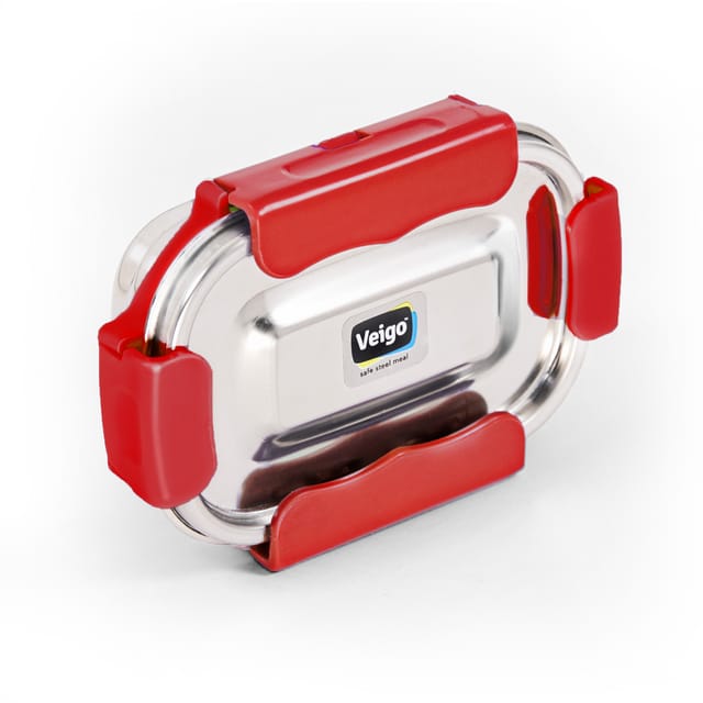 Veigo SMALL Stainless Steel Airtight & Leakproof Condiment Box