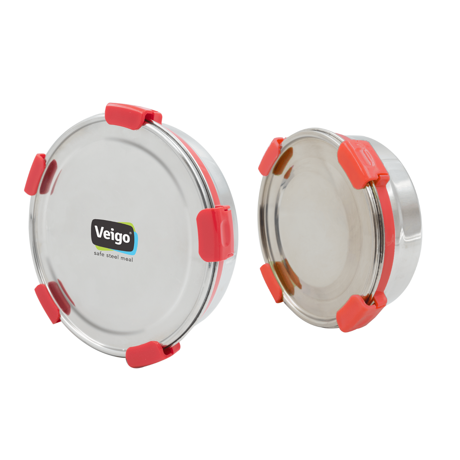 Veigo Maxosteel Round Storage Box- Set of 2
