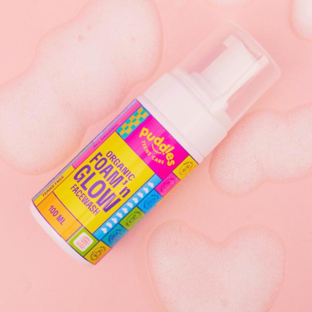 Puddles Teens Organic Foam n Glow Facewash- 100 ML