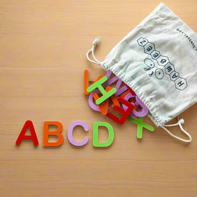 Wooden English Alphabets Toy