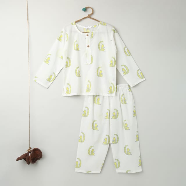 A Scurry of Squirrels Kurta Pyjama Set