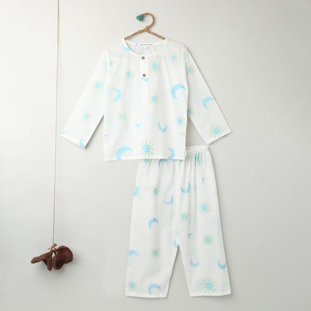 Sun and Moon Kurta Pyjama Set