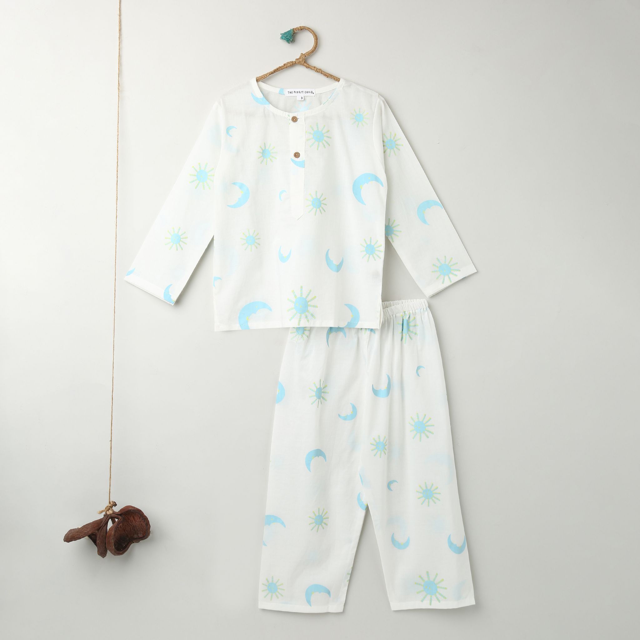 Sun and Moon Kurta Pyjama Set