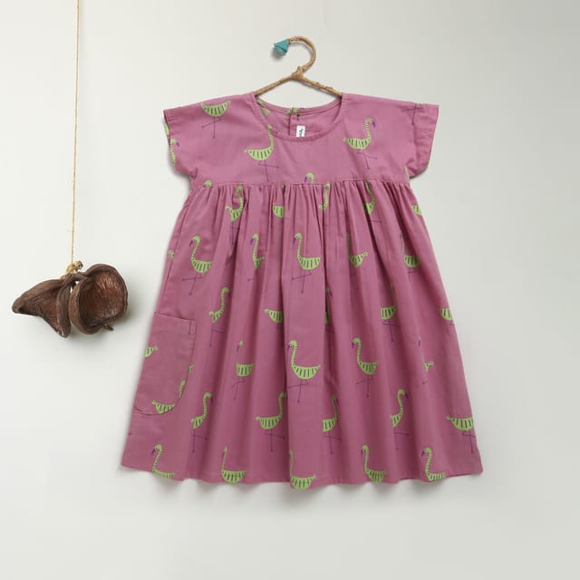 A Flamboyance of Flamingo Summer Dress