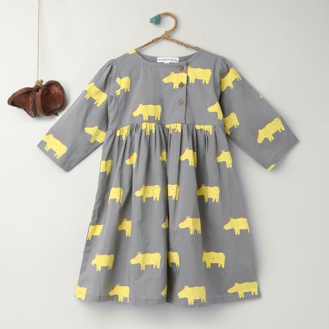 A Crush of Rhinoceros Casual Dress